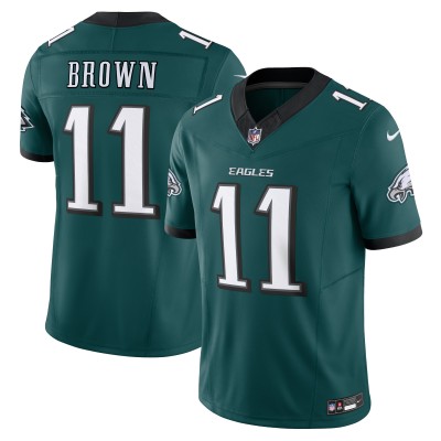 Игровая джерси A.J. Brown Philadelphia Eagles Nike Vapor F.U.S.E. Limited - Midnight Green