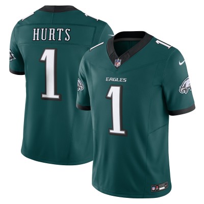 Игровая джерси Jalen Hurts Philadelphia Eagles Nike Vapor F.U.S.E. Limited - Midnight Green