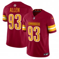 Игровая джерси Jonathan Allen Washington Commanders Nike Vapor F.U.S.E. Limited - Burgundy