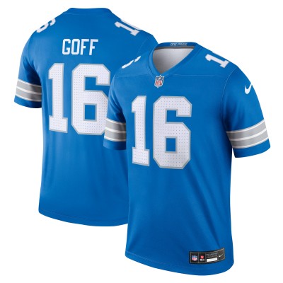 Detroit Lions Jared Goff Nike Blue Legend Player Performance Top