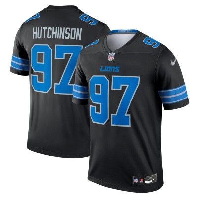 Detroit Lions Aidan Hutchinson Nike Black Legend Player Performance Top