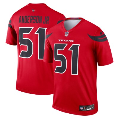 Houston Texans Will Anderson Jr. Nike Red Legend Player Performance Top