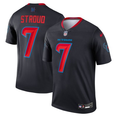 Houston Texans C.J. Stroud Nike Navy Legend Player Performance Top