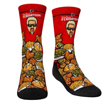 Подростковая Atlanta Falcons Rock Em Socks NFL x Guy Fieri’s Flavortown Crew Socks