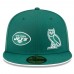 Бейсболка New York Jets New Era Green OVO x NFL 59FIFTY