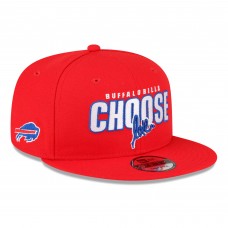 Бейсболка Buffalo Bills New Era Red Ruben Rojas Choose Love Wordmark 9FIFTY Snapback