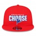 Бейсболка Buffalo Bills New Era Red Ruben Rojas Choose Love Wordmark 9FIFTY Snapback
