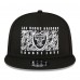 Бейсболка Las Vegas Raiders New Era x Ruben Rojas Black Choose Love Square 9FIFTY Snapback