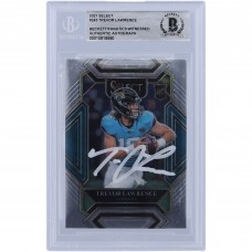 Trevor Lawrence Jacksonville Jaguars Autographed 2021 Panini Select Club Level White Ink #243 Beckett Fanatics Witnessed Authenticated Rookie Card