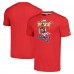 Футболка Travis Kelce Kansas City Chiefs Homage NFL Blitz Player Tri-Blend - Heathered Red