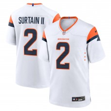 Игровая джерси Patrick Surtain II Denver Broncos Nike Game - White