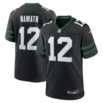 Игровая джерси Joe Namath New York Jets Nike Alternate Retired Player Game - Legacy Black