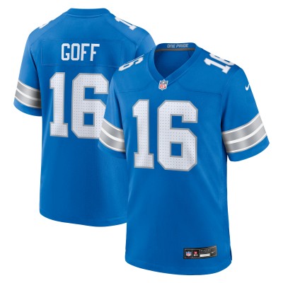 Игровая джерси Jared Goff Detroit Lions Nike Game - Blue
