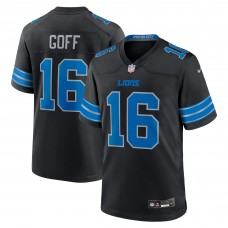 Игровая джерси Jared Goff Detroit Lions Nike 2nd Alternate Game - Black