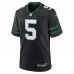 Игровая джерси Garrett Wilson New York Jets Nike Alternate Game - Legacy Black