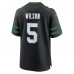 Игровая джерси Garrett Wilson New York Jets Nike Alternate Game - Legacy Black