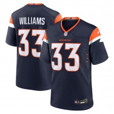 Игровая джерси Javonte Williams Denver Broncos Nike Mile High Collection Alternate Game - Navy