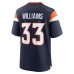 Игровая джерси Javonte Williams Denver Broncos Nike Mile High Collection Alternate Game - Navy