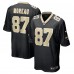 Игровая джерси Foster Moreau New Orleans Saints Nike Game - Black