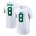 Футболка с номером Aaron Rodgers New York Jets Nike Legacy - White Футболка с номером Aaron Rodgers New York Jets Nike Legacy - White