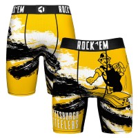 Pittsburgh Steelers Rock Em Socks Gridiron Classic Paint Boxer Briefs
