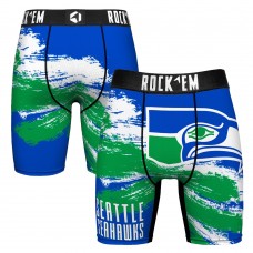 Трусы Seattle Seahawks Rock Em Socks Gridiron Classic Paint Трусы Seattle Seahawks Rock Em Socks Gridiron Classic Paint