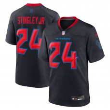 Игровая джерси Derek Stingley Jr. Houston Texans Nike 2nd Alternate Game - Navy