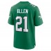 Игровая джерси Eric Allen Philadelphia Eagles Nike Alternate Game - Kelly Green