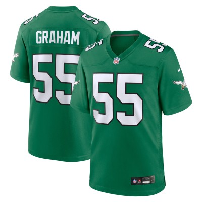 Игровая джерси Brandon Graham Philadelphia Eagles Nike Alternate Game - Kelly Green