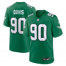 Игровая джерси Jordan Davis Philadelphia Eagles Nike Alternate Game - Kelly Green