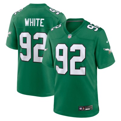 Игровая джерси Reggie White Philadelphia Eagles Nike Alternate Game - Kelly Green