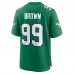 Игровая джерси Jerome Brown Philadelphia Eagles Nike Alternate Game - Kelly Green