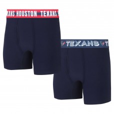 Две пары трусов Houston Texans Concepts Sport Gauge Knit