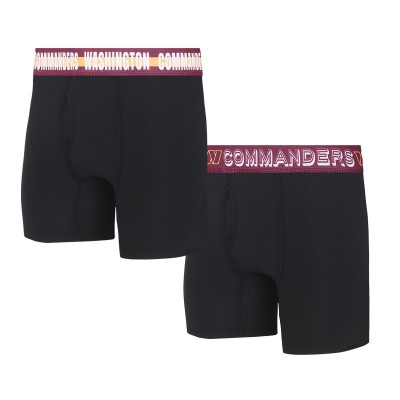 Washington Commanders Concepts Sport Gauge Knit Boxer Brief Two-Pack