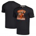 Футболка Cincinnati Bengals Homage Unisex Monsters of the Gridiron Halloween Tri-Blend - Charcoal