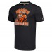 Футболка Cincinnati Bengals Homage Unisex Monsters of the Gridiron Halloween Tri-Blend - Charcoal