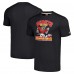 Футболка Kansas City Chiefs Homage Unisex Monsters of the Gridiron Halloween Tri-Blend - Charcoal