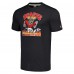 Футболка Kansas City Chiefs Homage Unisex Monsters of the Gridiron Halloween Tri-Blend - Charcoal