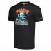 Футболка Miami Dolphins Homage Unisex Monsters of the Gridiron Halloween Tri-Blend - Charcoal