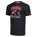 Футболка New England Patriots Homage Unisex Monsters of the Gridiron Halloween Tri-Blend - Charcoal