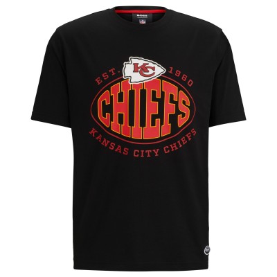 Футболка Kansas City Chiefs BOSS X NFL Trap - Black