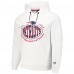 New England Patriots BOSS X NFL White Touchback Tri-Blend Pullover Hoodie