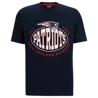 Футболка New England Patriots BOSS X NFL Trap - Navy