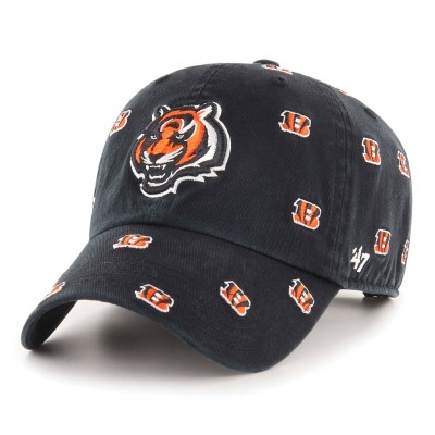 Бейсболка Unisex Cincinnati Bengals 47 Black Confetti Clean Up