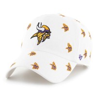 Бейсболка Unisex Minnesota Vikings 47 White Confetti Clean Up