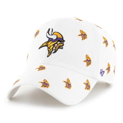 Бейсболка Unisex Minnesota Vikings 47 White Confetti Clean Up