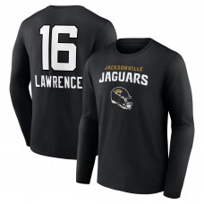 Футболка с длинным рукавом Trevor Lawrence Jacksonville Jaguars Team Wordmark - Black