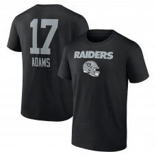 Футболка Davante Adams Las Vegas Raiders Team Wordmark Name & Number - Black