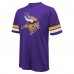 Футболка Justin Jefferson Minnesota Vikings Majestic Threads Name & Number Oversize Fit - Purple