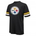 Футболка T.J. Watt Pittsburgh Steelers Majestic Threads Name & Number Oversize Fit - Black